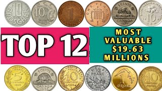 The Ultimate List,Top 12 Historical Most Valuable Coins Worth Millions | Most Valuable Coins