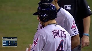 CLE@MIN: Aviles brings in Chisenhall with a base hit