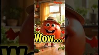 Aaha Tamatar bade Mazedar / wah tamatar bade Mazedaar / आहा टमाटर/ #shorts #kids #cartoon #tamatar