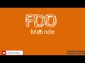 fdd maunde tsumbo ya martane maunde áudio by fd inharrime official