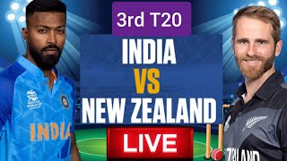 🔴Live : India vs New Zealand 3rd T20 live | Ind vs NZ 3rd T20 live