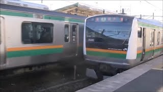 湘南新宿ラインE231系逗子行（小金井→逗子）車窓  【宇都宮線・横須賀線直通】