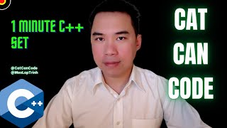 1 Minute C++ Set | Cat Can Code