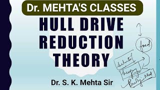 Clark hull theory  | हल का पुनर्बलन सिद्धांत  | #psychology | Dr. S.K. Mehta Sir