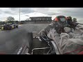 onboard ok junior slovakiaring fia in challenging wet 2024 victorylane kart republic iame engine