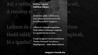 Kerényi Frigyes: Halottak napján [Vers]