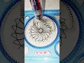 how many rotations did the pen make in total spirograph satisfying shorts