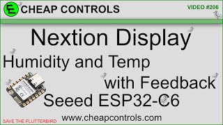 207 Seeed ESP32-C6 and a discovery Nextion with a DHT11