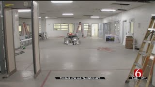 Construction Continues As Tulsa City Jail Takes Shape