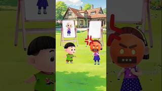 চিন্টু এটা কি ছবি আঁকলো। Bangla mojar cartoon #shorts