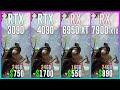 RTX 3090 vs RTX 4090 vs RX 6950 XT vs RX 7900 XTX - Test in 25 Games