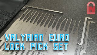 Valyrian Euro Lock Pick Set Review