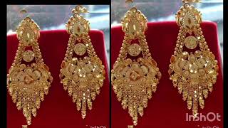 Gold earrings designs new model 2023 - Gold Earrings designs #5  gold jhumme @LatestJewelleryDesigns