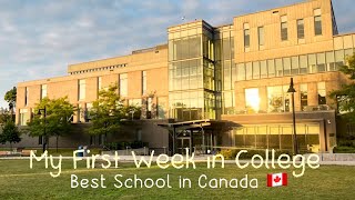 School Vlog | First week in college | Best school in Toronto Canada | Humber Student | Lakeshore