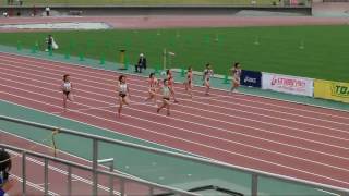 2009/6/7スプリント挑戦記録会女子100m第二レース福島千里11.24(+1.9)日本新