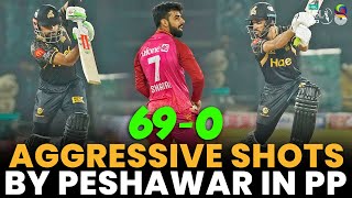 Aggressive Shots By Peshawar in PP | Peshawar Zalmi vs Islamabad United | Match 12 | HBLPSL 8 | MI2A