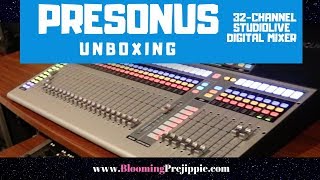 PreSonus 32 Channel StudioLive Digital Mixer Unboxing Video