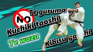 Te guruma- Kuchiki taoshi- Kibisu gaeshi