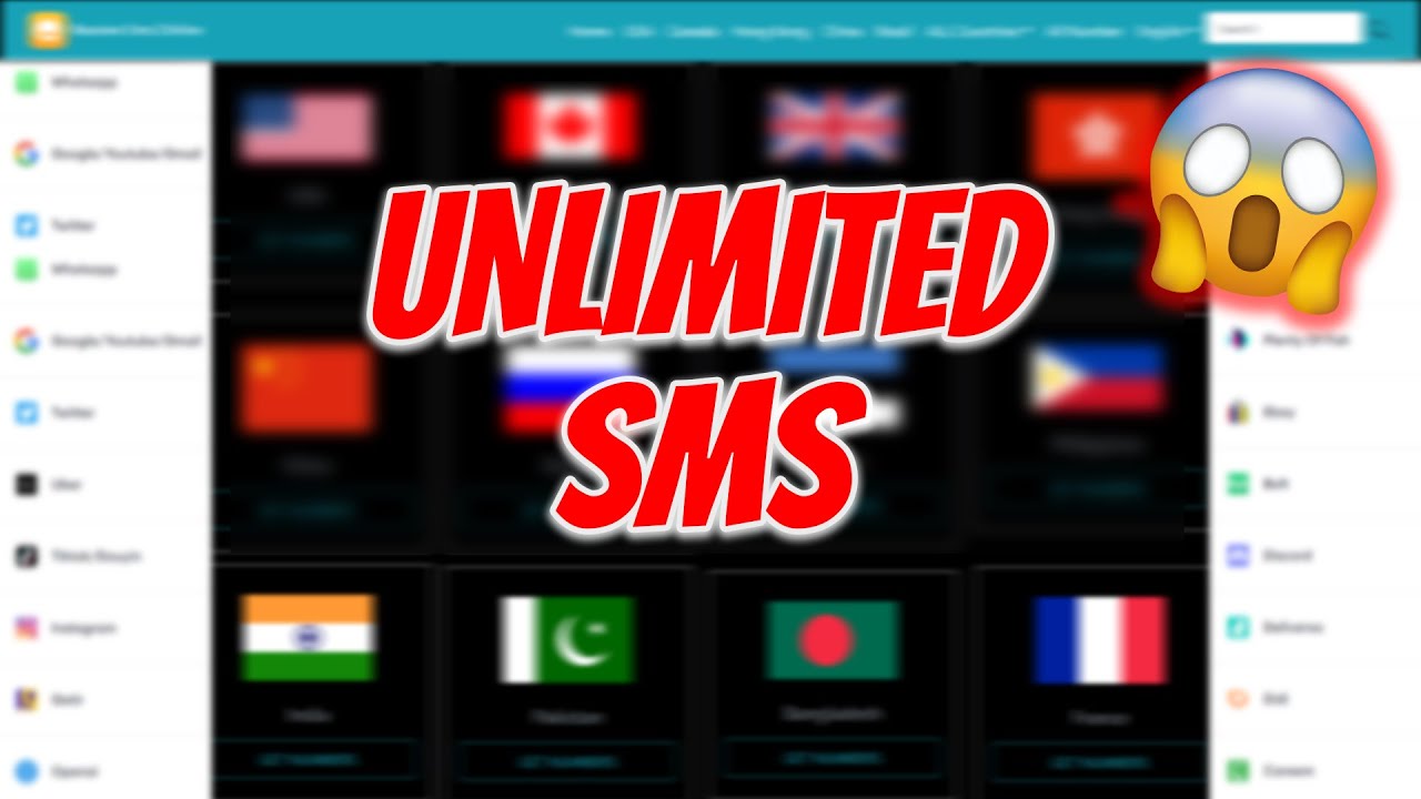 How To Get Unlimited Sms Verification Codes Youtube
