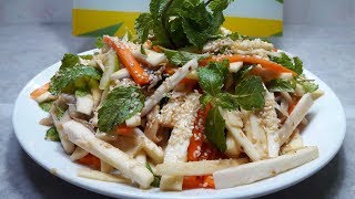 Món chay mỗi ngày II GỎI CỦ HỦ DỪA II Vegetarian food