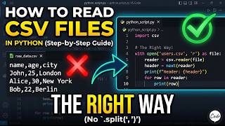 How to Read CSV Files in Python (The Right Way)