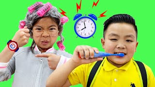 Put On Your Shoes Song Emma & Alex Pretend Play Brushing Teeth Kids Morning Routine  Nursery Rhymes