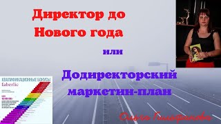 Директор до Нового года или До Директорский маркетинг план