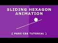 Sliding Hexagon Loading Animation - Pure Css Tutorials - Css Animation Effects