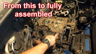 2010 3.7L Jeep Liberty Head Gasket Replacement part 2: Reassembly and Startup