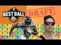 Two Time NFL DraftKings Best Ball Champ Rips a Draft