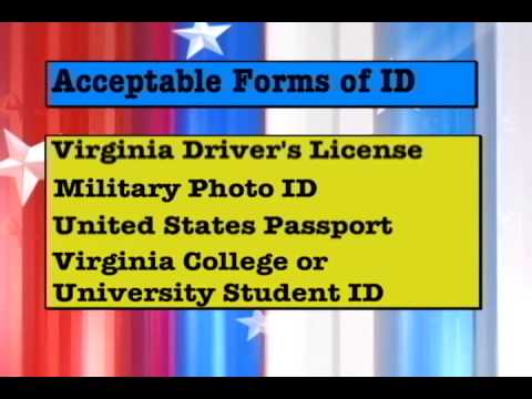 Virginia Voter Photo ID Requirements Virginia Voter Photo ID Requirements