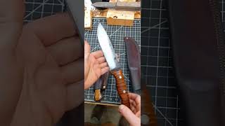 Handmade Knives | Completed Long Hunter Frontier Knives Part 8 | Knife Making Videos # shorts