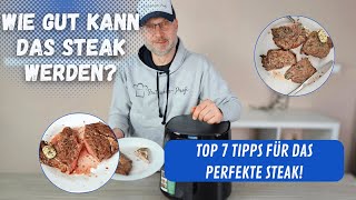 Das perfekte Steak aus der Heißluftfritteuse ✅ Unverzichtbare Tipps! Restaurantqualität zu Hause!!