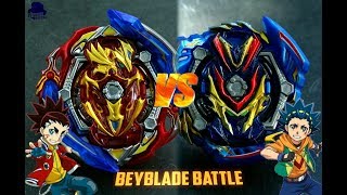 Union Achilles .Cn.Xt+ Retsu Vs. Slash Valkyrie .Bl.Pw Retsu | ベイブレードバーストガチ