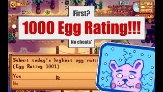 Proving ConcernedApe Wrong with 1000 Egg Rating (NO CHEATS)