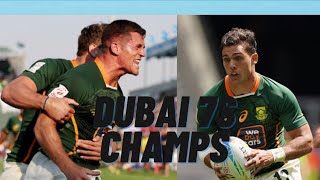 SOUTH AFRICA WINS DUBAI 7s | 4th Straight CUP | Ricardo Duerttee Insane Debut | Bok Rugby 7s