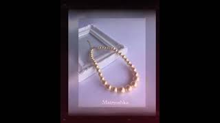 ゴージャスコットンパール～Gorgeous cotton pearl necklace made in Japan～