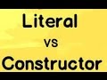 Literal Objects vs Constructor Functions in JavaScript | Learn JavaScript | JavaScript Objects