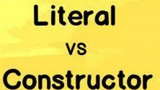 Literal Objects vs Constructor Functions in JavaScript | Learn JavaScript | JavaScript Objects