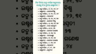 ଜାଣନ୍ତୁ କିଏ ତୁମର ଇଷ୍ଟଦେବ 'ଜନ୍ମ ତାରିଖ' || Odia motivation shorts video #motivation #trending #shorts