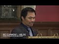 Sen. Manny Pacquiao at Oxford Union