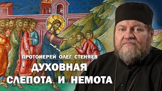 ИСЦЕЛЕНИЕ ДВУХ СЛЕПЫХ И НЕМОГО БЕСНОВАТОГО (Мф. 9:27-35). Протоиерей Олег Стеняев