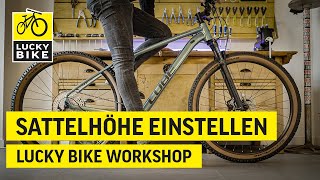 Sattelhöhe richtig einstellen | Einfach den Fahrradsattel richtig einstellen!