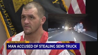 Accused thief apologizes to trucker for stealing big rig from crash scene