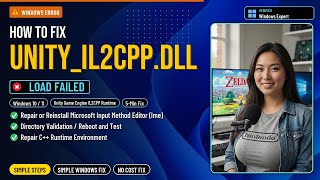 Fix unity_il2cpp.dll and Unity Game Errors!