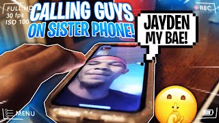 SECRETLY FACETIMED GUYS IN ALL OF MY SISTERS PHONES | JAYDEN HAS A BAE!😱