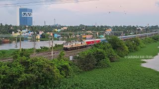 Chennai Central - Bengaluru Shatabdi Express 12027 | KJM WAP-7 | Saranga Rail Films