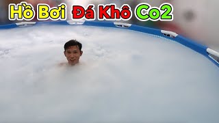 Làm Hồ Bơi Đá Khô CO2 Khổng Lồ Ngay Giữa Nhà