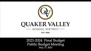 2023 2024 Final Budget Presentation