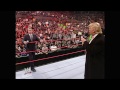 Mr. McMahon and Donald Trump announce the Battle of the Billionaires